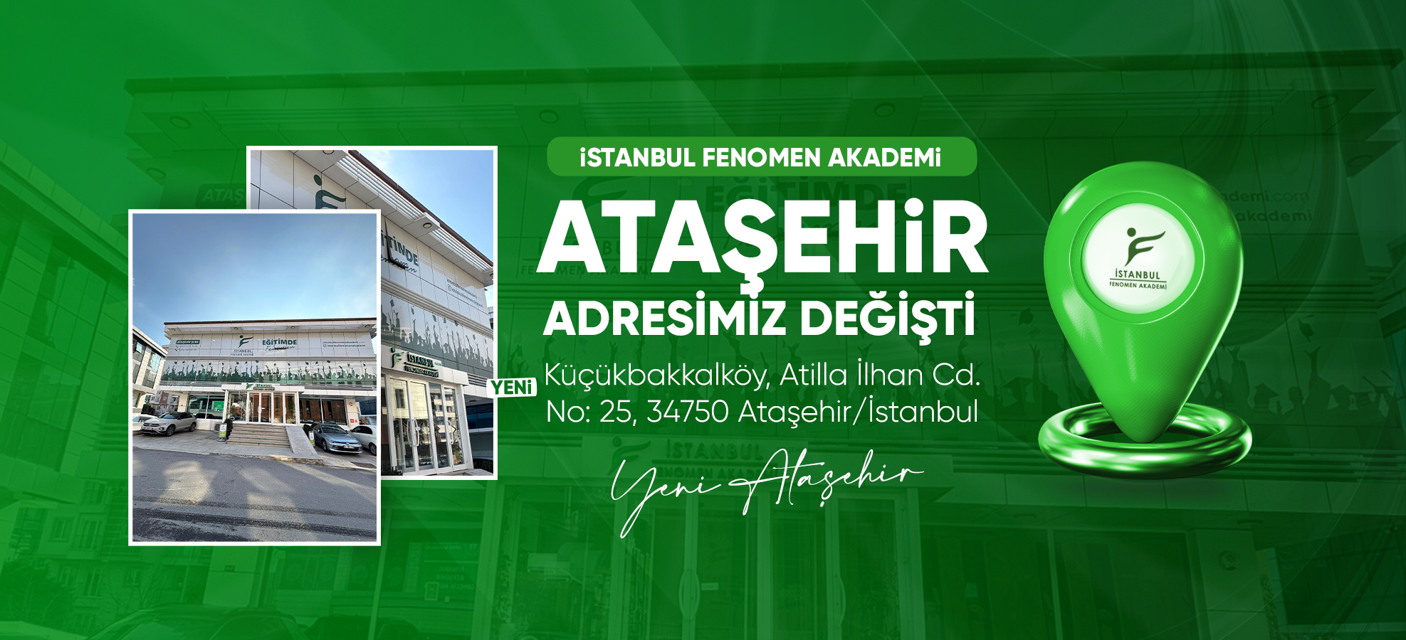Ataşehir Adresimiz Değişti!